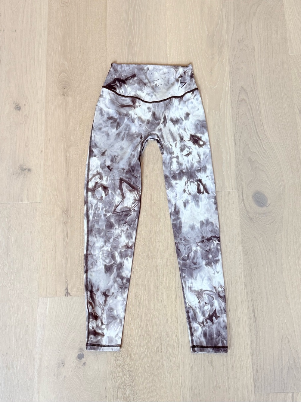 Gymshark Elevate Spray Dye High Waisted Leggings Brown Grey S